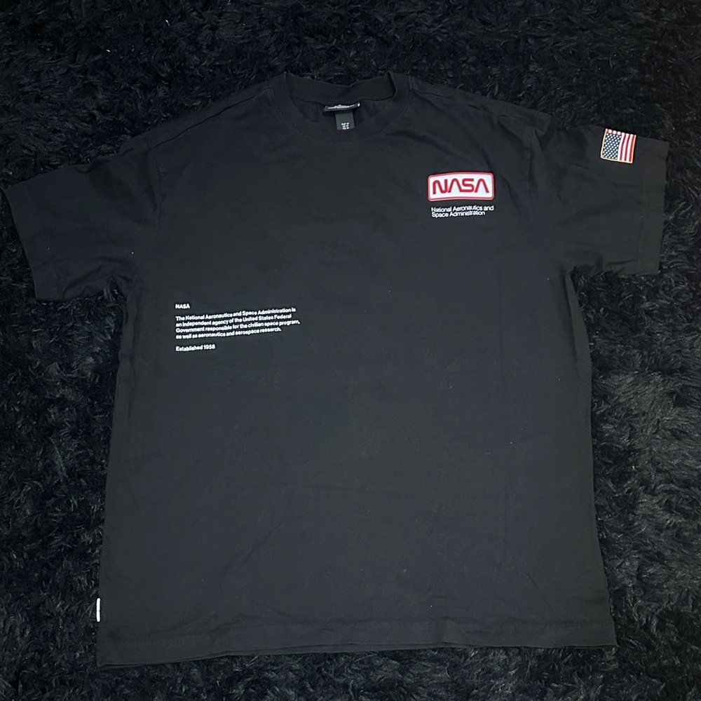 H&M Black NASA Logo Tee